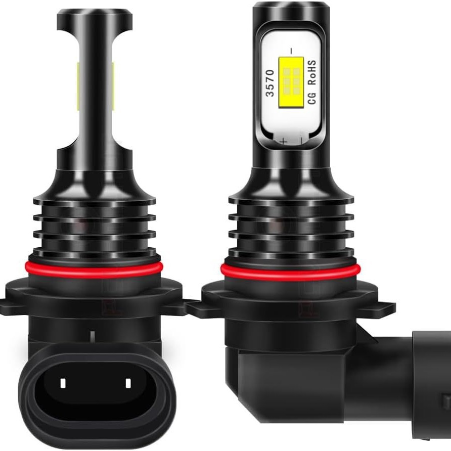 Coches LED delanteros de niebla 9005 9006 80W 3570 2LED delanteros de niebla CSP motocicleta luz