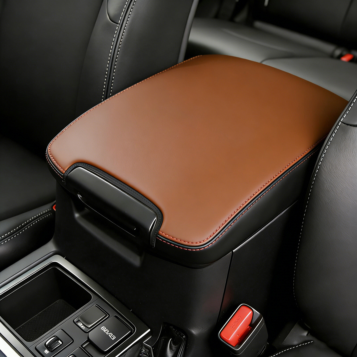 Armrest Box Leather Cover for Toyota Prado 2010-2021