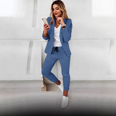 ヨーロッパとアメリカのクロスボーダー願いアマゾン独立ステーション AliExpress 新しいカジュアルファッションスーツスーツ婦人服スーツ