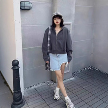 卫衣女2025春秋季新百搭修身女装服运动上衣开衫韩版街头潮人长袖