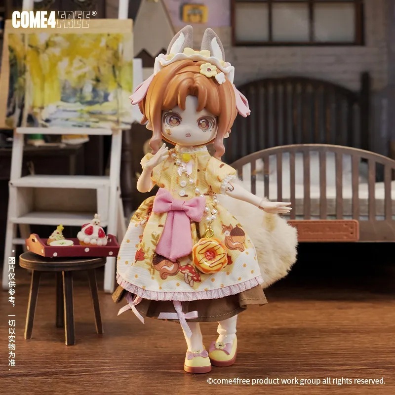 本物の米スイートストーリーファンタジーフォレストBJDブラインドボックス12点BJDアクションフィギュア装飾品人形|undefined