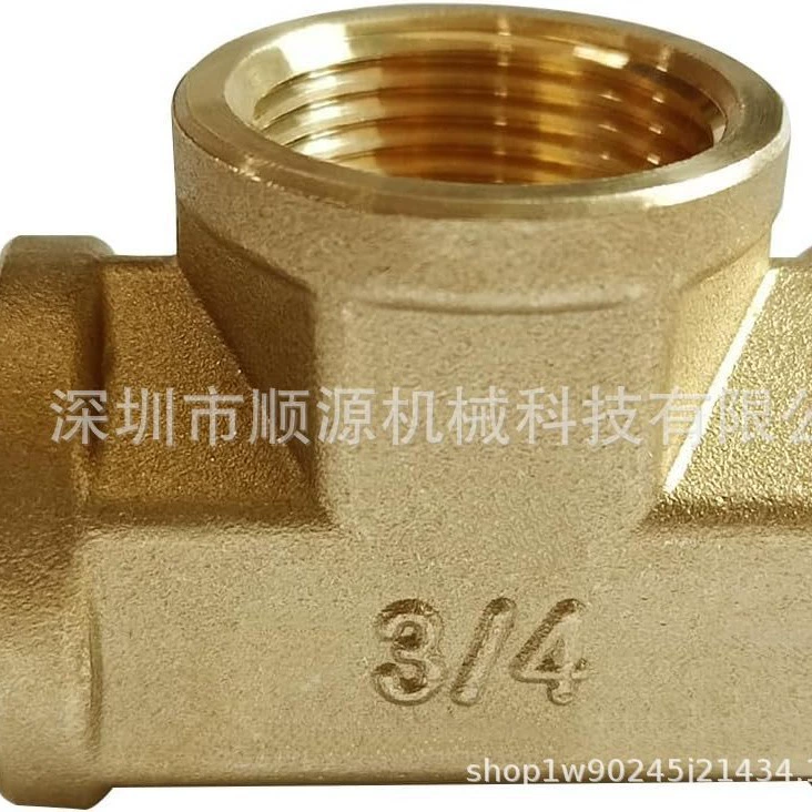 Спотовые промышленные 6 баллов NPT внутренний зуб медная тройник стандарт США трубная арматуры NPT на экспорт спот