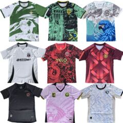 2526 サッカーユニフォーム代表チームクラブホームアウェイ特別版ブラジルドイツサントススペインイタリア