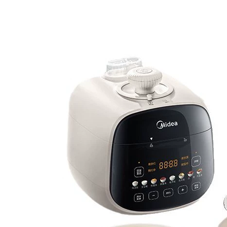 Электрическая скороварка Midea 1–3 маленькая на 2 человека, 2,5 л, умная для дома, с таймером, микропаровое открытие крышки