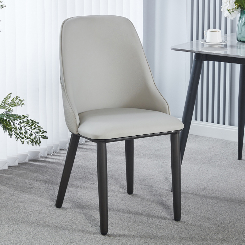 Silla de comedor moderna y simple silla de comedor de lujo ligera silla de comedor silla de mahjong confortable silla de recepción silla de hotel