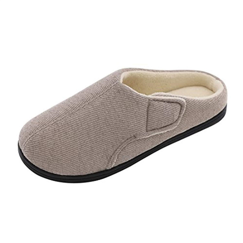 E-Commerce Comfortable Velcro Amazon Women's Terry Cloth Shoes Sponge Cross-Border Concept Orthopedic Slippers Memory Slippers