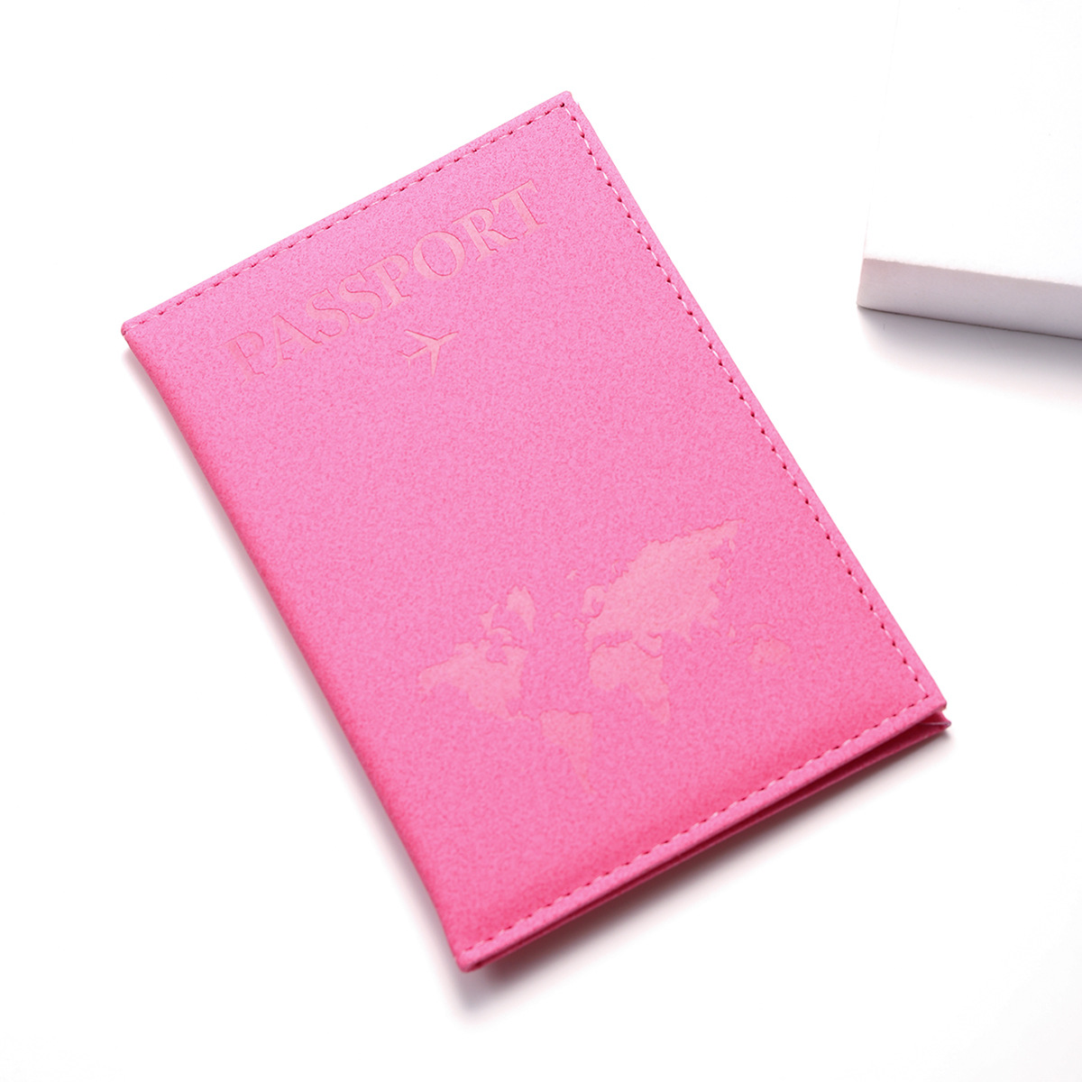 multi color map passport bag travel document bag passport holder passport protective cover couple passport bag_voghion.com