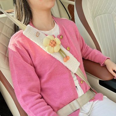 Extended Belt Covers: Seat belt shoulder pad