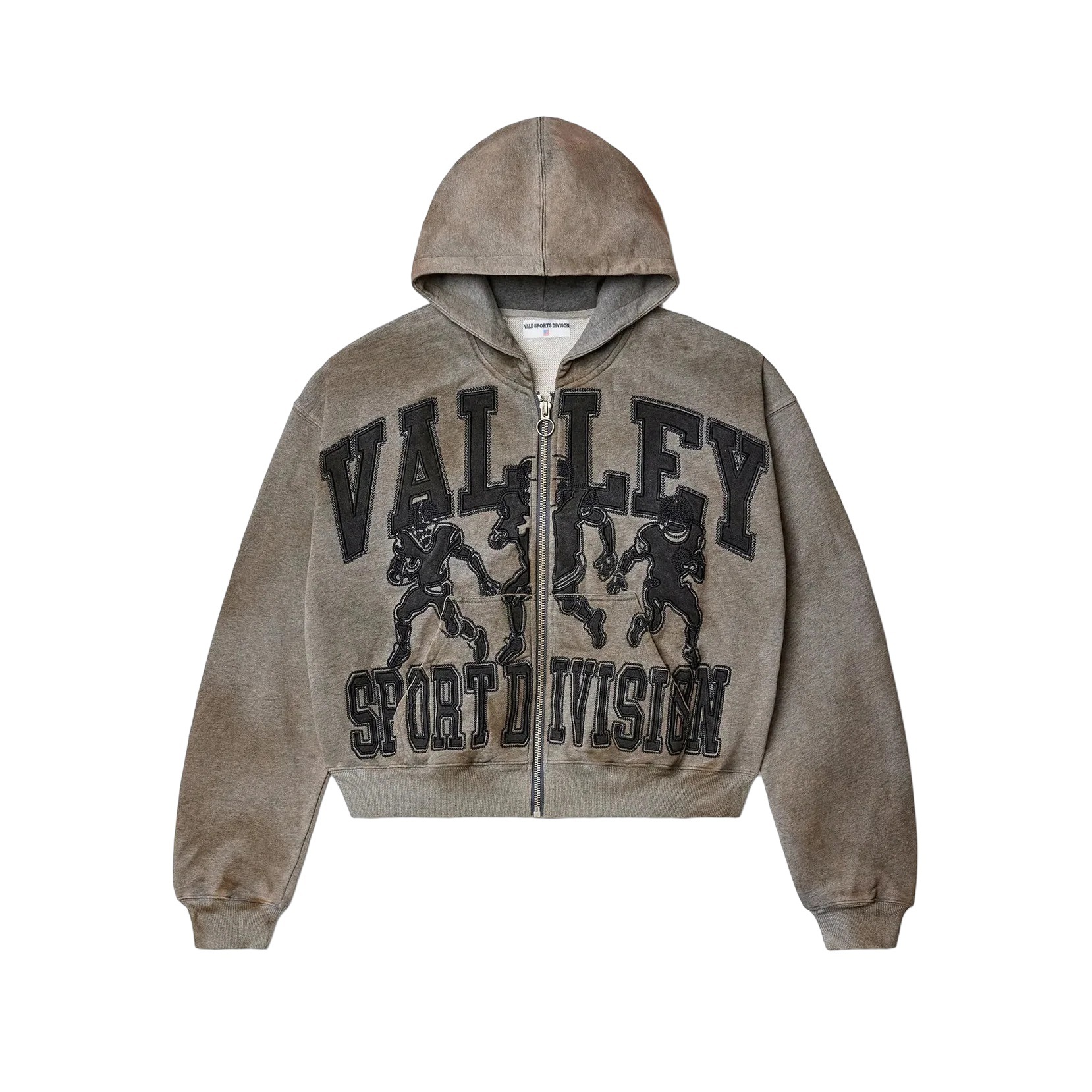 Felpa unisex oversized con zip cappuccio per primavera autunno_voghion.com