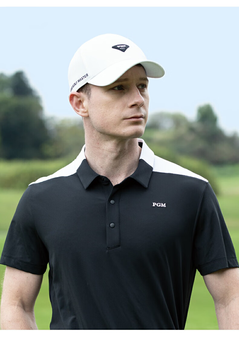Mũ golf PGM nam chống nắng thoáng khí, điều chỉnh kích thước — MZ061-màu trắng, MZ061-đen, MZ061-màu xanh nhạt chi tiết 9