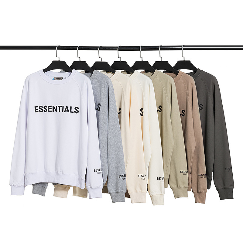 fog ess round neck sweater men's casual pullover bottoming shirt men's and women's couple wear Foreign trade cross-border delivery fog ess round neck sweater men's casual pullover bottoming shirt men's and women's couple wear Foreign trade cross-border delivery
