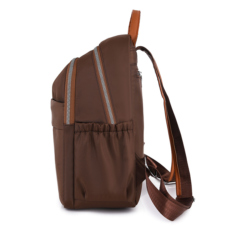 Bolsos para mujer 2023 nuevas damas coreanas mochila de tela Oxford moda contraste color al aire libre mochila de viaje ligero marea