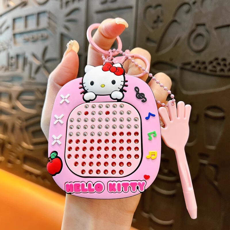 かわいいウルトラマン減圧磁気鋼球製図ボードキーホルダー子供のおもちゃキーチェーンペンダントスクールバッグ磁気ボード|undefined