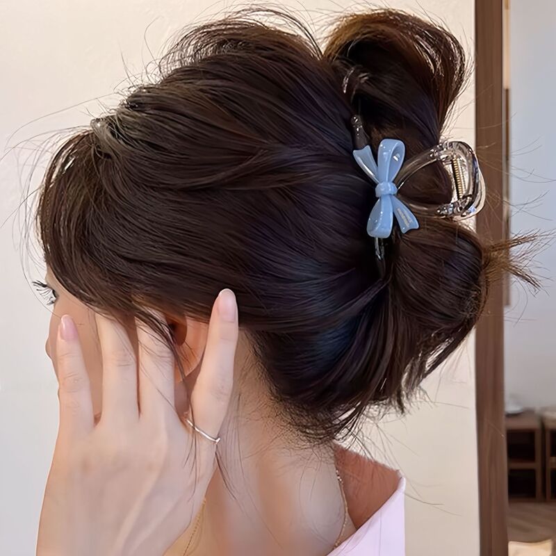 韓国東大門2025年新作ヘアクリップ、女性用ヘアピン、高級感のあるシャーククリップ、ヘアアクセサリー、ヘアピン|undefined