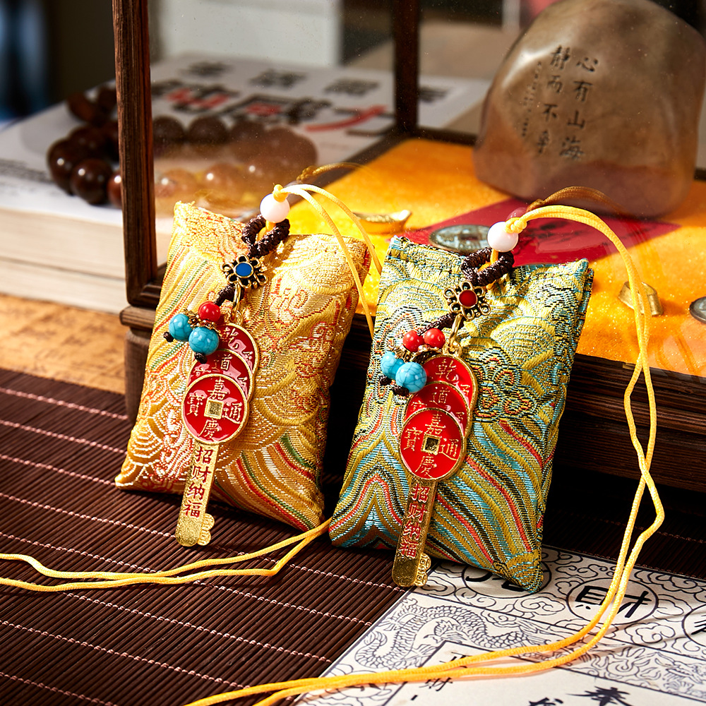 2026 Om Mantra Bag hanging Blessing bag Tips