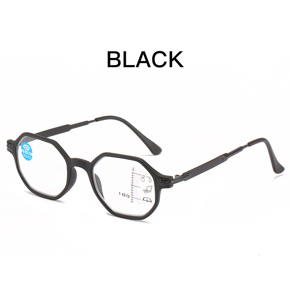 オーダーメードのファッションのレトロな多焦点の老眼鏡の男性の青い光の花の鏡の女性の高清の読書鏡の卸売りの老眼鏡