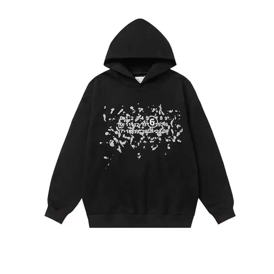 Футболка с длинным рукавом Maison Margiela унисекс свободного кроя с круглым вырезом