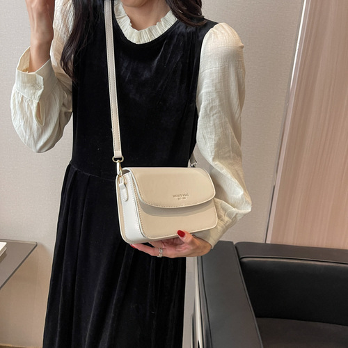 This year's popular small bags for women in spring and summer, versatile  new fashion textured crossbody bag, foreign style women's small square bag