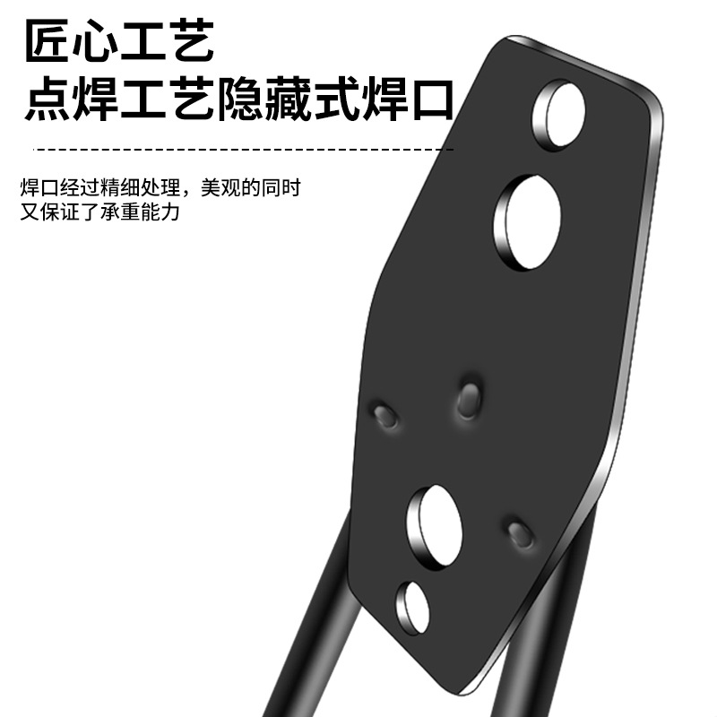 Genuino gancho de servicio pesado super fuerte gancho de hierro soporte conjunto de pared de garaje soporte de exhibición perforación gancho de almacén