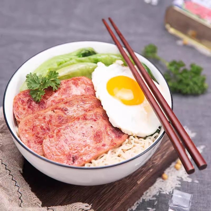 梅林午餐肉340g*3罐早餐搭档美味泡面火锅食材即食罐头应急亚马逊|undefined