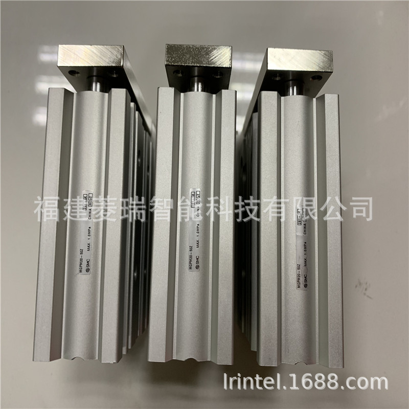 SMC气缸 MGPM25-100Z 带导杆薄型气缸 MGP-Z 系列