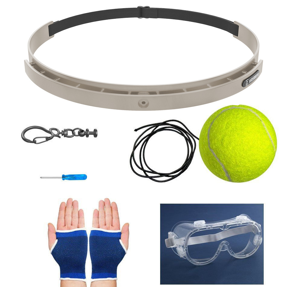 Bola de reacción de boxeo montada en la cabeza Descompresión para niños Bola de ventilación Bola de velocidad mágica Entrenamiento de habilidades para adultos Sala de fitness