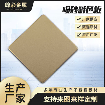 定制304彩色不锈钢喷砂板 镜面喷砂拉丝乱纹苹果砂不锈钢装饰板-阿里巴巴