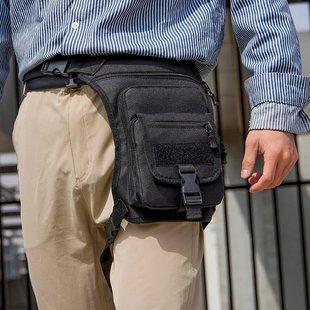 Outdoor Tactical Leg Bag Men's Multifunctional Tool Bag Large Capacity Waist Bag Outdoor Cycling Motorcycle Luya Tactical Leg Bag