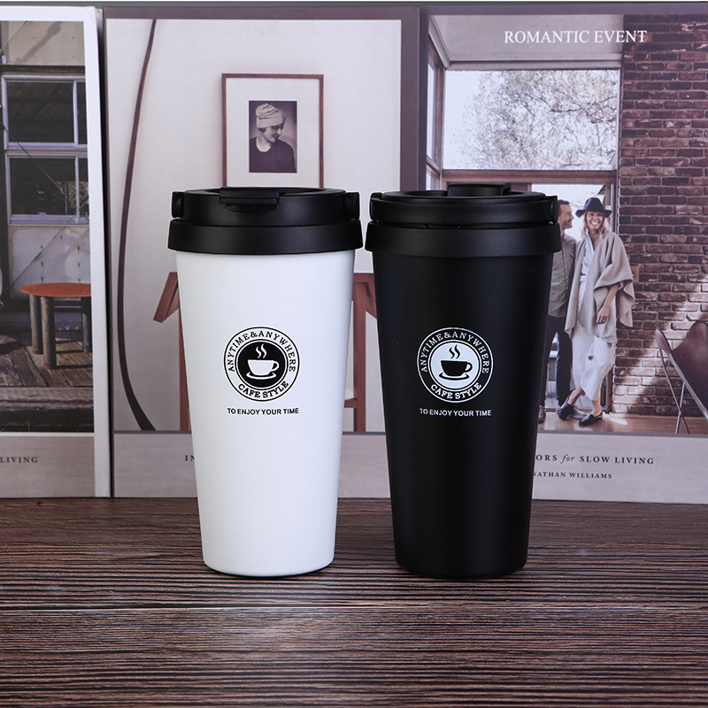 Amazon's Best-Selling Stainless Steel Portable Coffee Cup, Creative Outdoor Portable Vacuum Insulated Cup, Car Mug