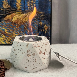 Cross-border portable outdoor hand warmer desktop fireplace Amazon atmosphere alcohol fireplace craft home dining