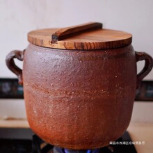 土吊子砂锅明火燃气粗沙煲汤熬药煮粥商家用炖肉煎卤瓦罐陶罐老式