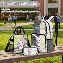 �羳����ѷ�ɰ�è��Ů����Ů͸��PVC˫��ѧ������б����ʺ���װ