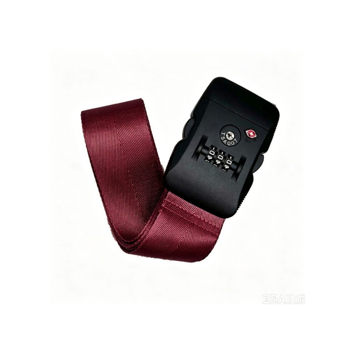 TSA combination lock luggage strap, nylon shipping strap, suitcase fixing strap, adjustable buckle style, multi-color
