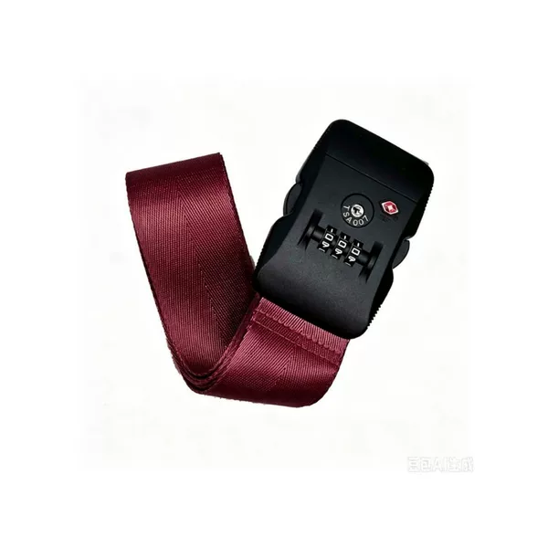 TSA combination lock luggage strap, nylon shipping strap, suitcase fixing strap, adjustable buckle style, multi-color