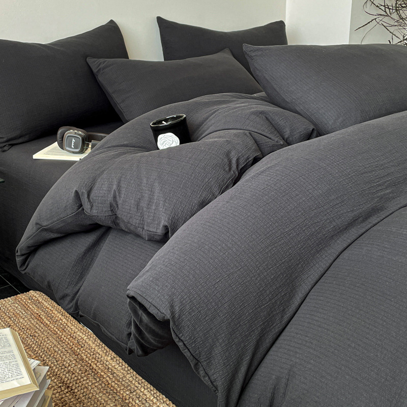 Madre y bebé clase A cama de cuatro piezas de algodón puro desnudo dormir cation engrosado sábanas de cama dormitorio Kasa tres 4 piezas de cama