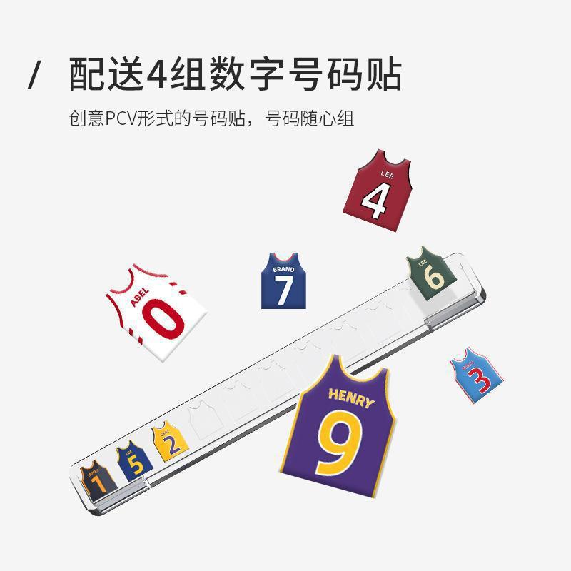 pc亚克力球衣临时停车牌挪车电话号码牌停靠移车卡创意车内装饰车|undefined
