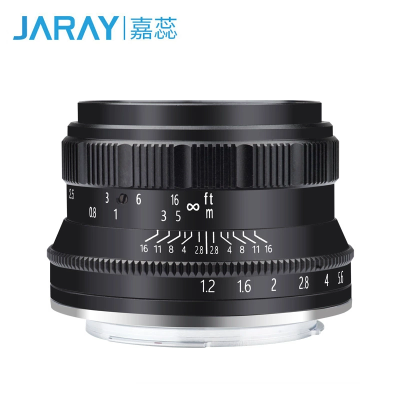 Jia Rui 35mm F1.2 Micro -однокадровая фиксированная фокусировка объектив подходит для Sony E карты рта Fujikou Panasonic с большой диафрагмой объектив
