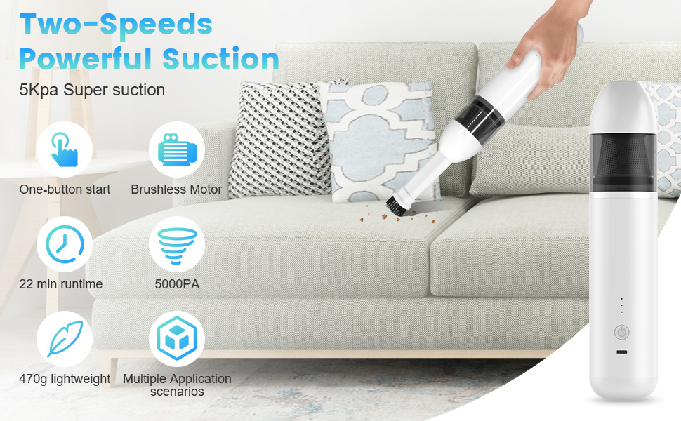 Cross-border new car vacuum cleaner car Wireless dust blower Mini small car portable handheld vacuum cleaner