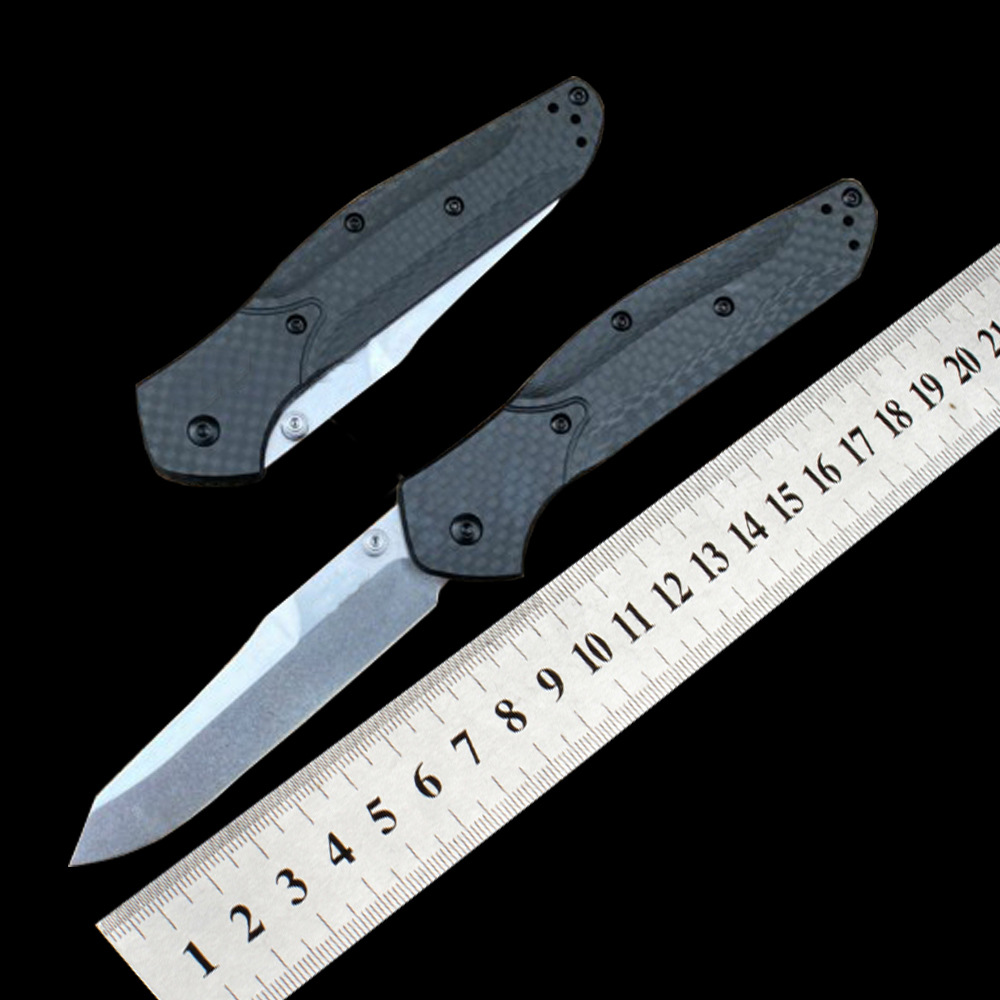 厂家直销蝴蝶940-1折刀碳纤维手柄折叠刀D2钢锋利小刀露营EDC刀具