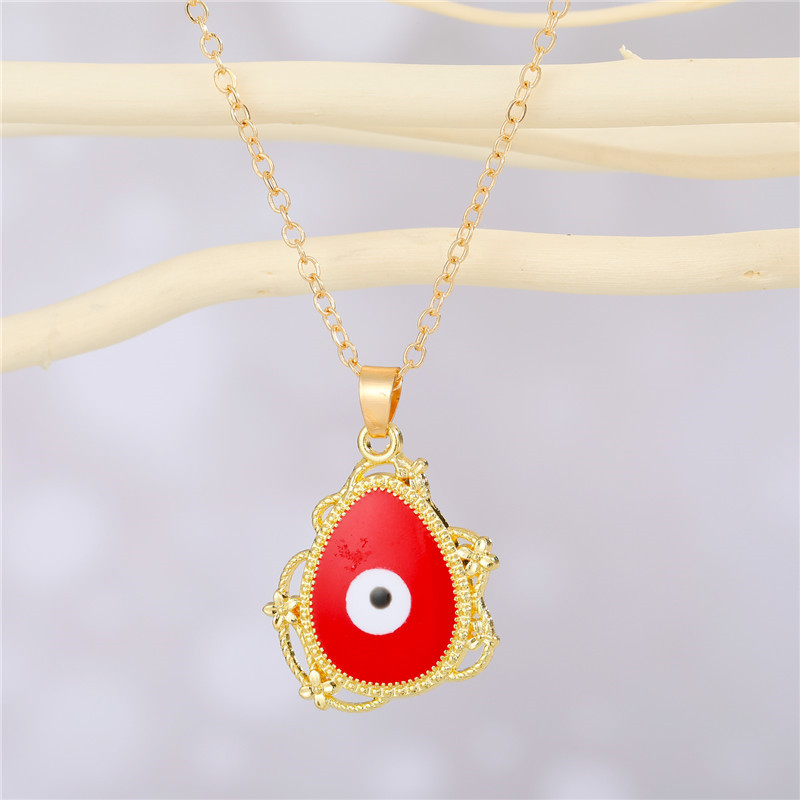 Fashion Geometric Eye Alloy Necklace Wholesale display picture 4