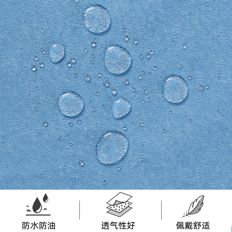 Amazon fábrica transfronteriza suministro de ancianos babero impermeable adulto grande toalla babero ancianos babero