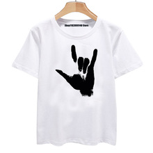 Skull Hand Sign Of The Horns T Shirt Heavy Metal Rock N Roll