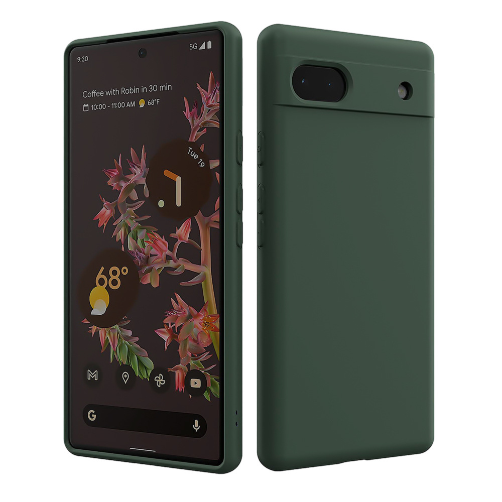 Funda de silicona adecuada para teléfono móvil Google Pixel 9A, funda protectora de silicona para Google 7, 6, 8 Pro, 10 Pro, anticaídas y suave.