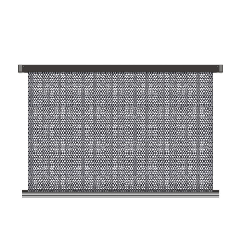 Extended and invisible drying net window free of punching folding…