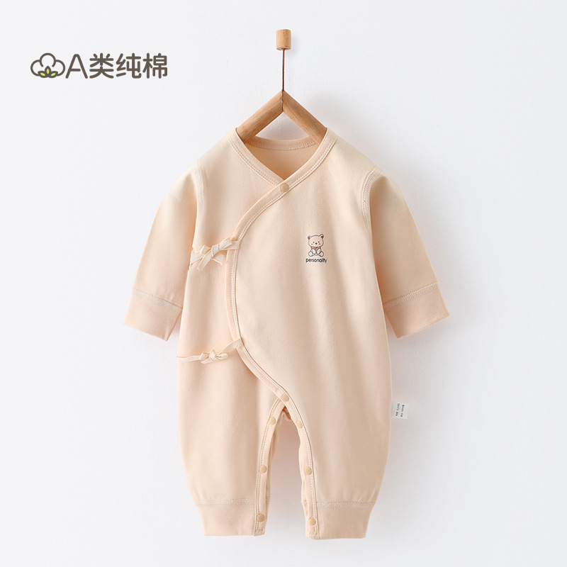 Ropa de bebé de algodón de clase A Ropa de bebé Anyang Ropa para niños Traje de rastreo Meneses pequeños Traje de otoño para bebés y niños pequeños Traje de una pieza