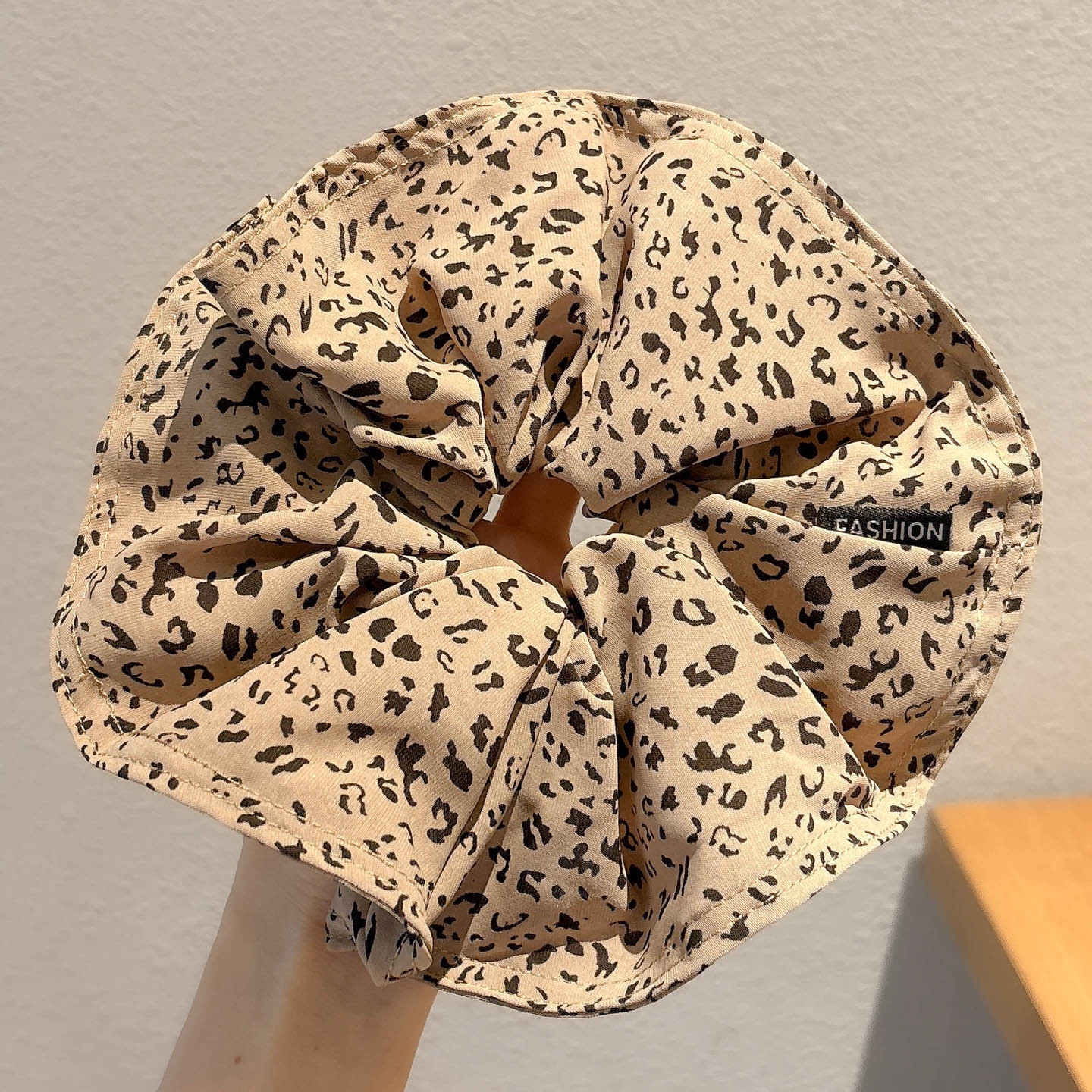 1#라이트 브라운 표범 무늬 약 18cm