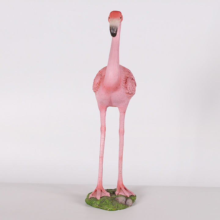 Simulated Resin Sculpture Flamingo Animal Sculpture Flamingo Decoration Indoor and Outdoor Beautiful Manufacturer Customization