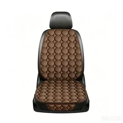 General Motors Winter Plush Thickened Seat cushion, seat cover - brown-single-seat