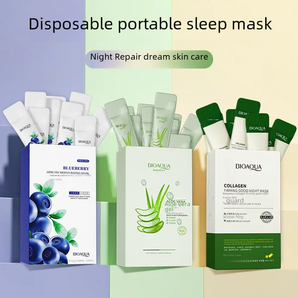 Boquanya Aloe Vera Multi-Effect Mask Hydrating, Moisturizing and Skin Care Good Night Jelly Mask Apply No-Rinse Sleeping Mask