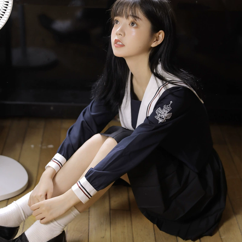 Японский костюм моряка Кансай с лацканами православная форма JK классный костюм академического стиля японский костюм моряка с длинными рукавами мягкий костюм для девочек